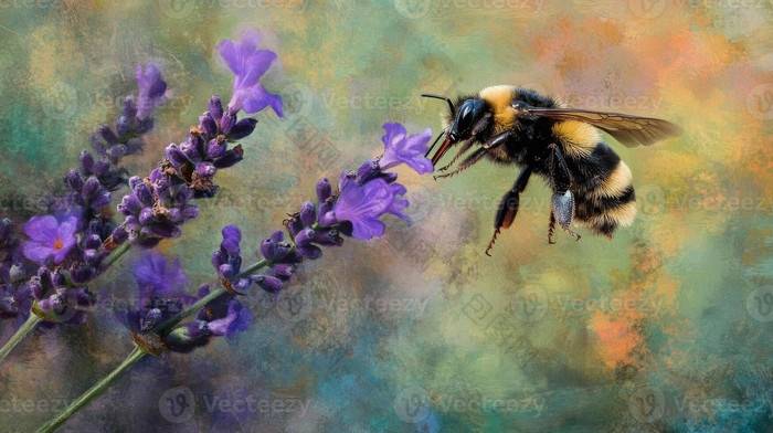 包图网178483156薰衣草花丛附近飞行的熊蜂 小样_副本.jpg