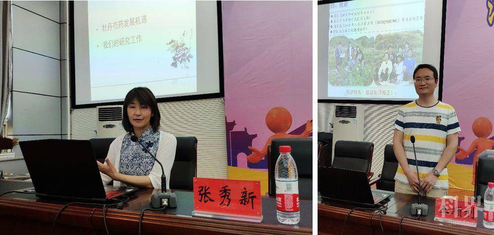 中国园艺学会牡丹芍药分会理事长张秀新研究员到河南科技大学指导工作