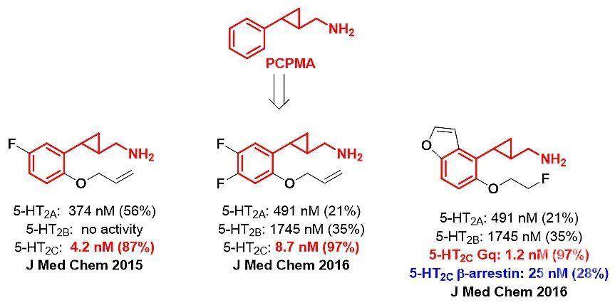 一种新型的小分子骨架,骨架中的环丙烷结构赋予小分子特定的立体构型