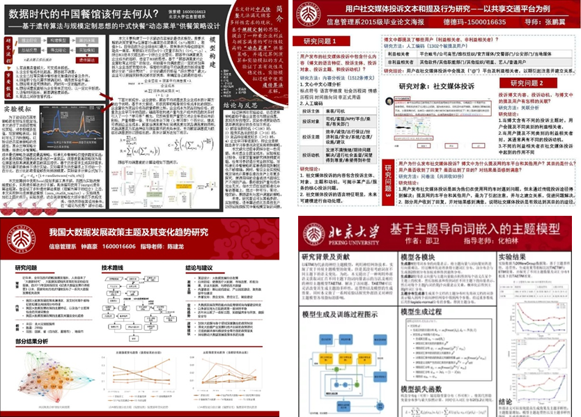 信管·毕业 | 2020届本科毕业论文海报展—为你的期末