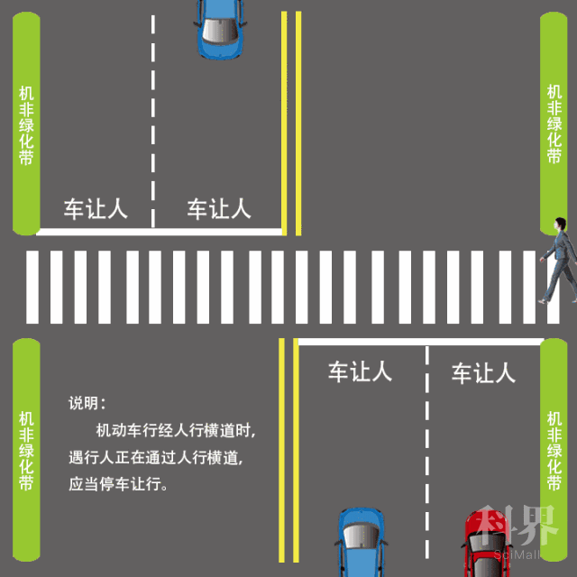 【创文创卫】文明驾驶,礼让斑马线