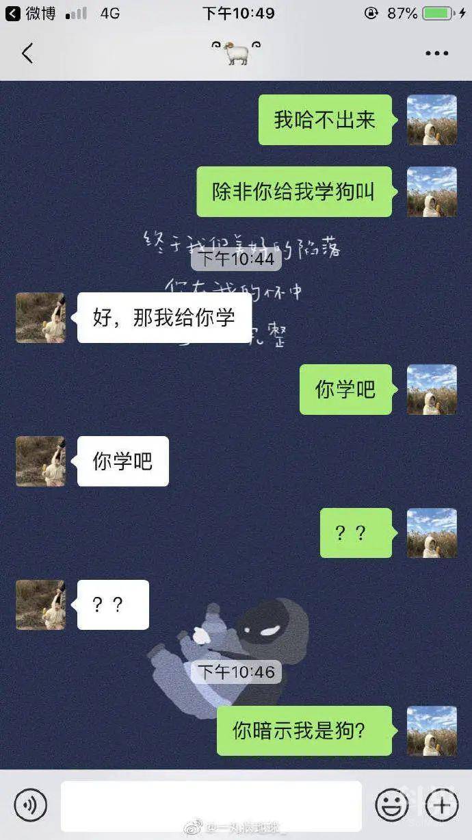 看完会崩溃的直男聊天记录!