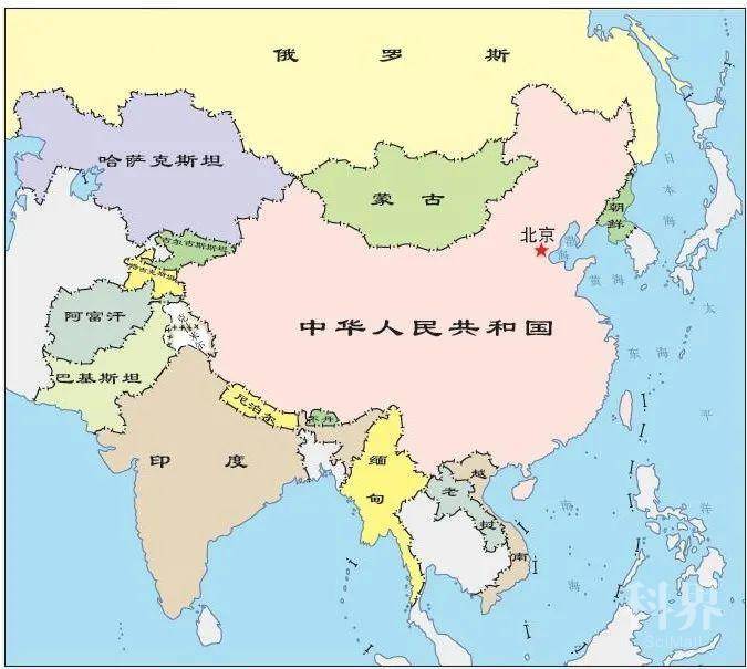 版图专题 | 中国的领土边界和邻国