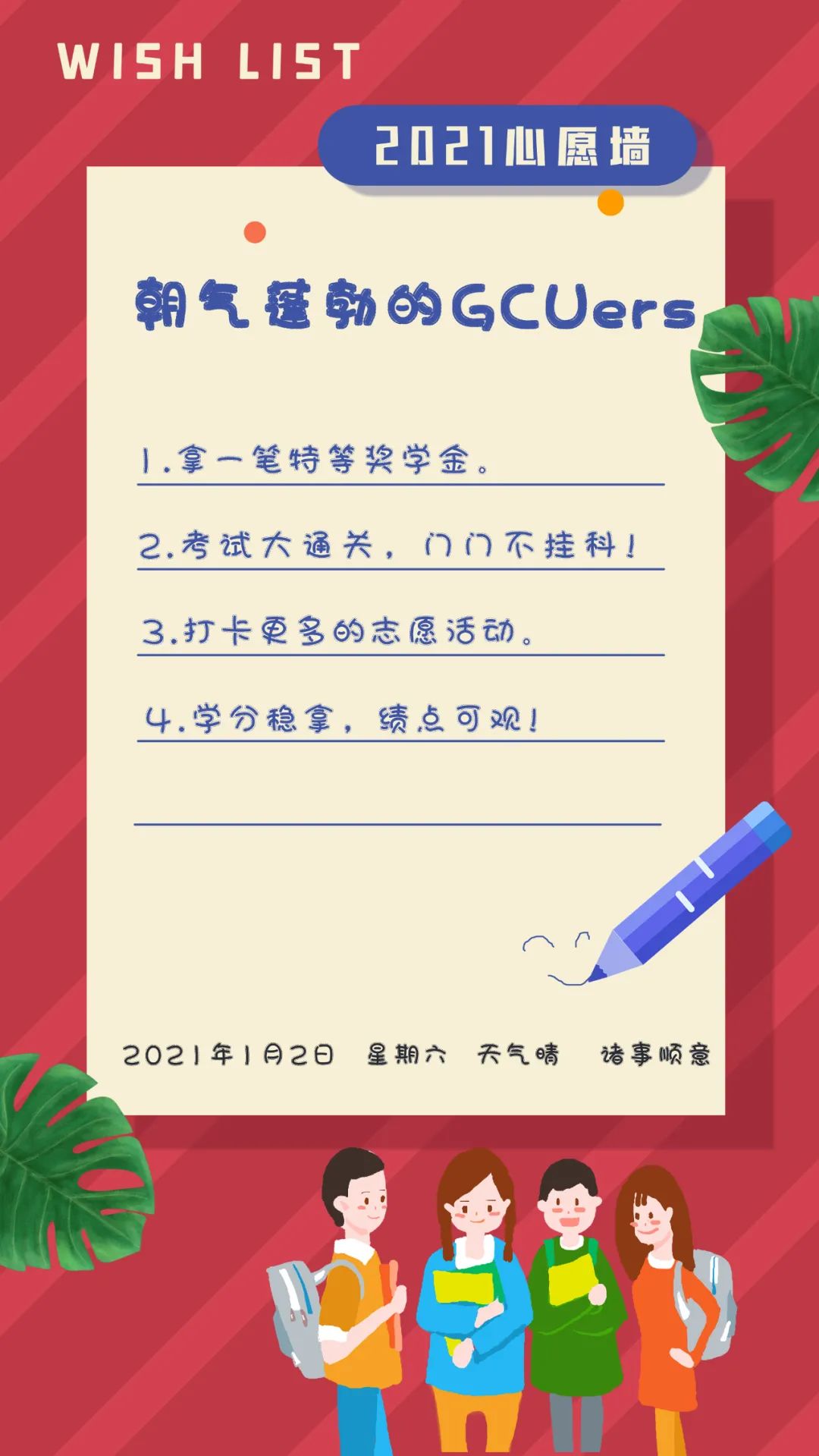 2021新年心愿,你的是______?