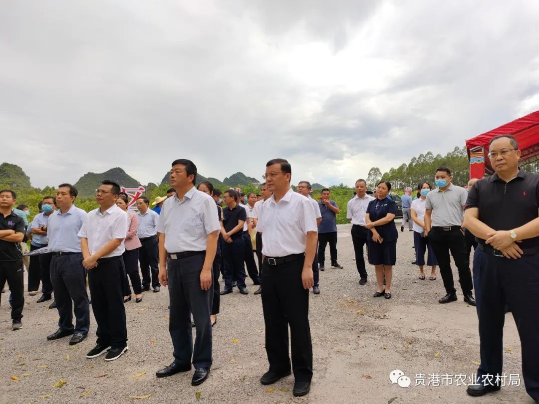 贵港市委副书记,市长蓝晓出席了本次会议自治区人民政府副主席方春明