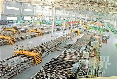 <p> 金晶科技600吨生产线。</p>
