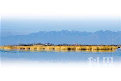 <p> 沙湖风景区空气通透水天一色。</p>