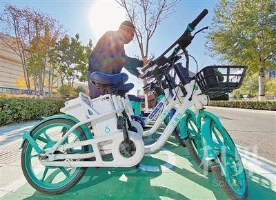 <p>　　共享单车为市民提供了绿色出行的新选择。</p>