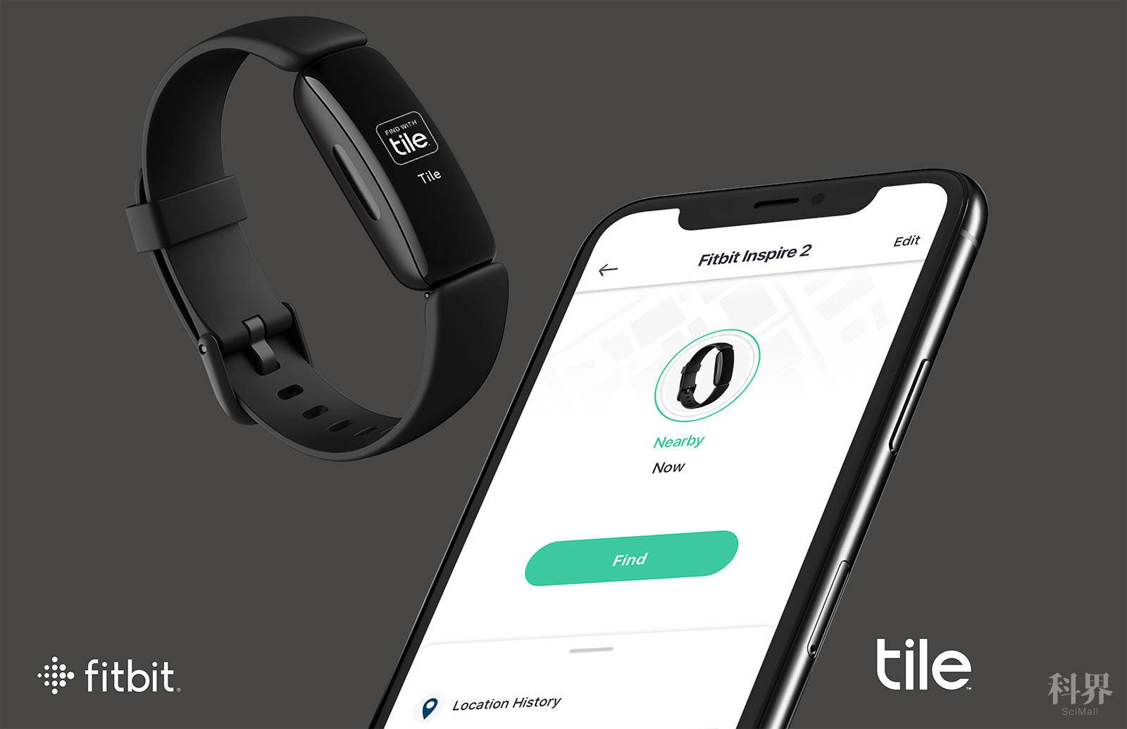 Fitbit Inspire 2 with Tile