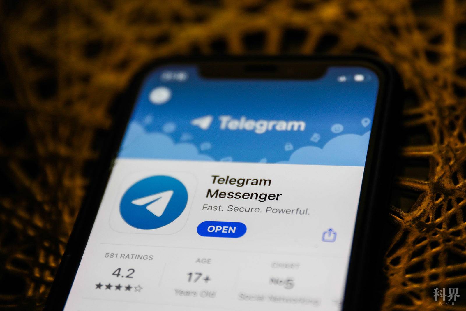 Telegram Messenger logo on the App Store is seen displayed on a phone screen in this illustration photo taken in Poland on January 14, 2021. Signal and Telegram messenger apps gained popularity due to the new WhatsApp's privacy policy. (Photo illustration by Jakub Porzycki/NurPhoto via Getty Images)