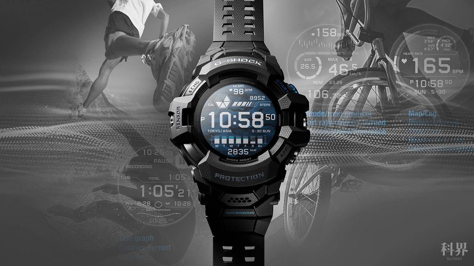 卡西欧发布首款搭载wearos的gshock手表