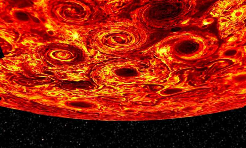 木星漩涡图片