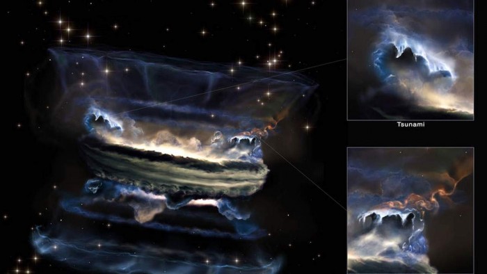 计算机模拟显示气体海啸可能逃离超大质量黑洞.jpg