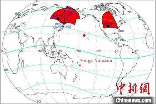 中科院团队探测汤加火山引起电离层震荡促地面灾害空间预警研究