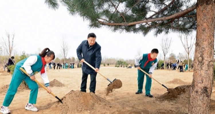 习近平：努力建设人与自然和谐共生的现代化
