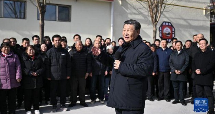 习近平在北京河北考察灾后恢复重建工作时强调 再接再厉抓好灾后恢复重建确保广大人民群众安居乐业温暖过冬