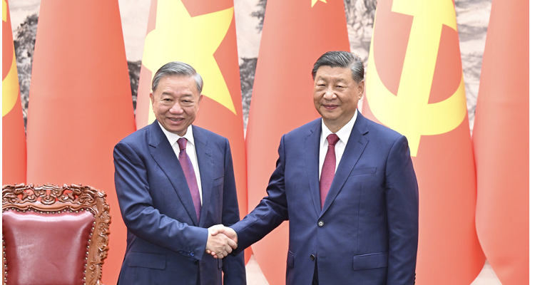 习近平同越共中央总书记、国家主席苏林会谈