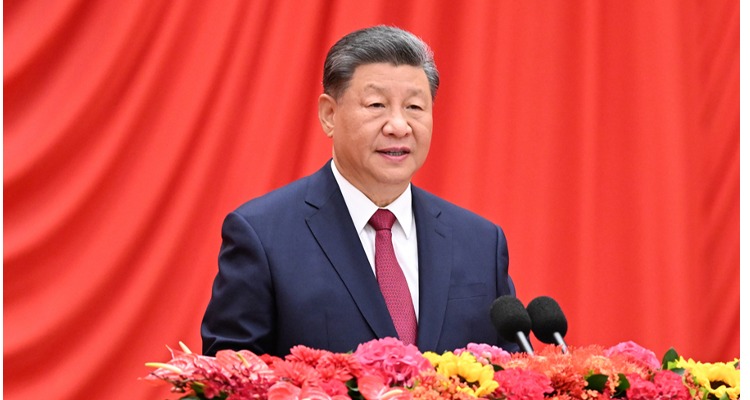 习近平出席庆祝中华人民共和国成立75周年招待会并发表重要讲话