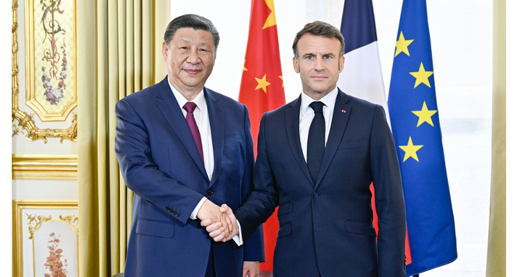 习近平同法国总统马克龙举行会谈