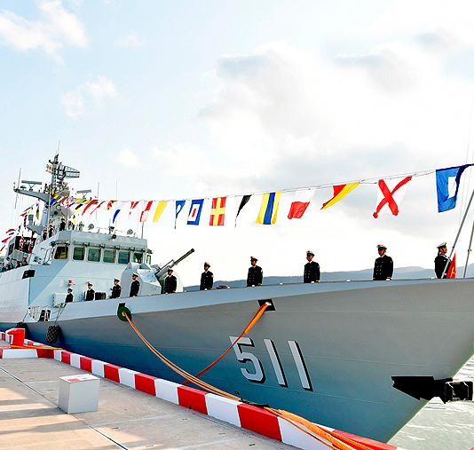 保定舰,菏泽舰加入人民海军战斗序列 2016