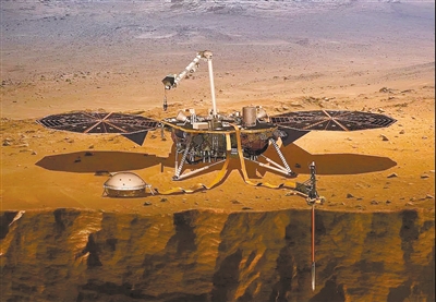 “洞察号”无人探测器在火星成功着陆