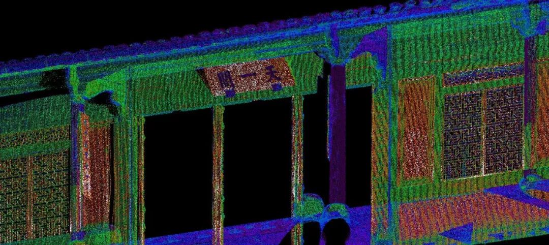 天一阁三维激光扫描点云图