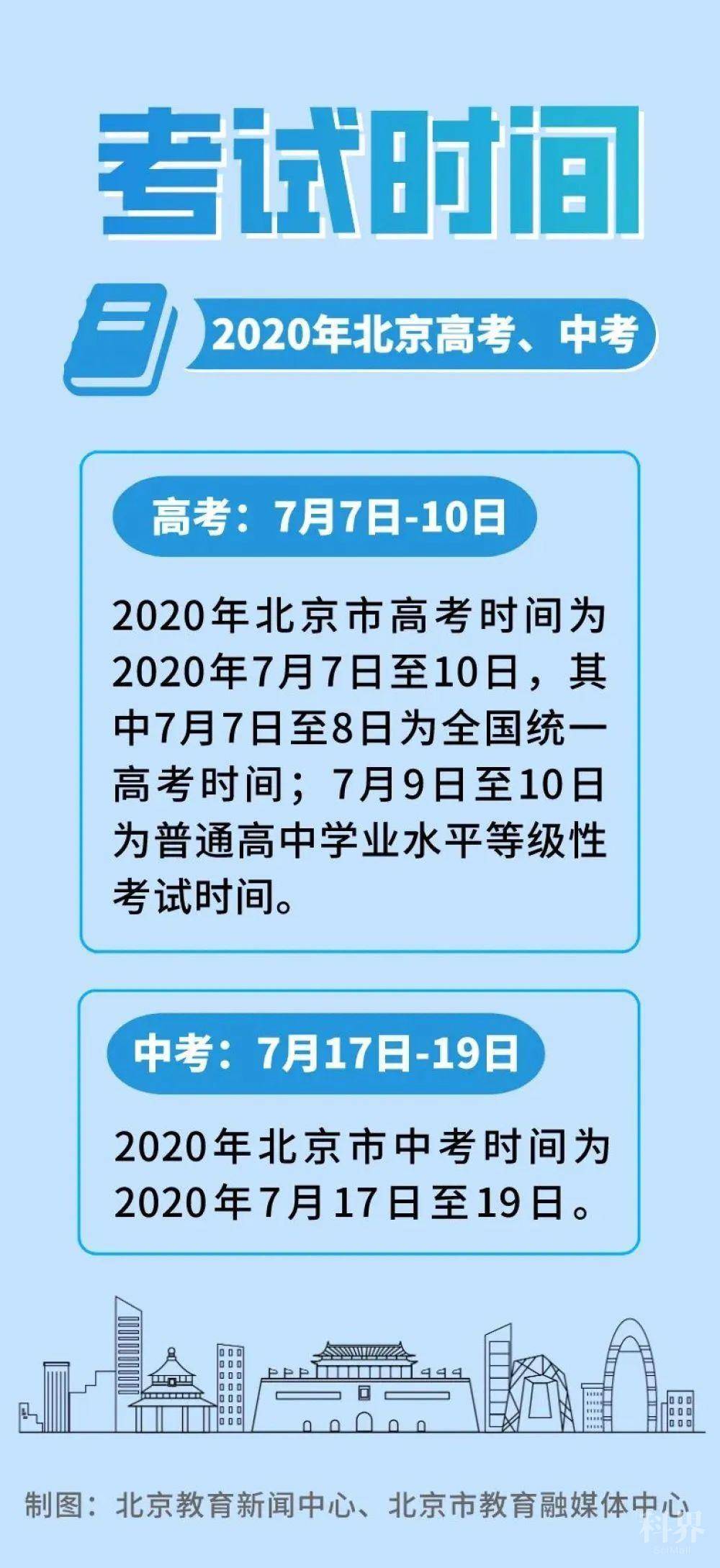 北京中高考时间及初高三开学安排出炉 学术资讯 科界