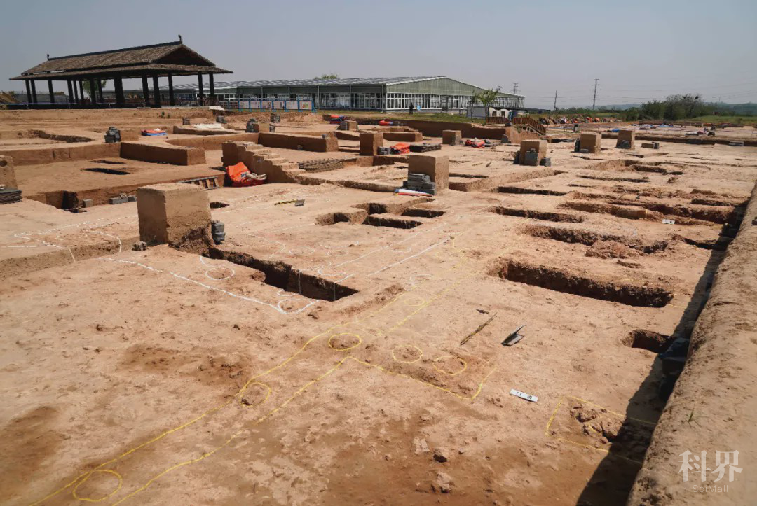 "这是一处经过精心选址和科学规划的都邑性聚落遗址,同属郑州的青台