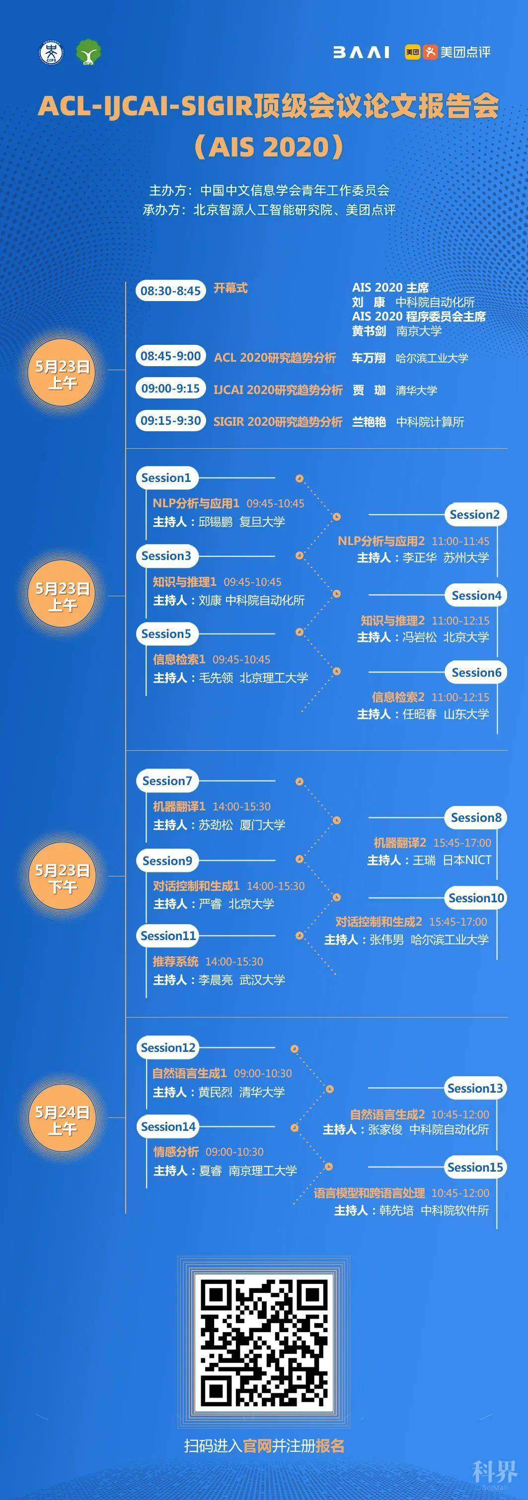 开启注册丨acl Ijcai Sigir顶级会议论文报告会 Ais 学术资讯 科技工作者之家