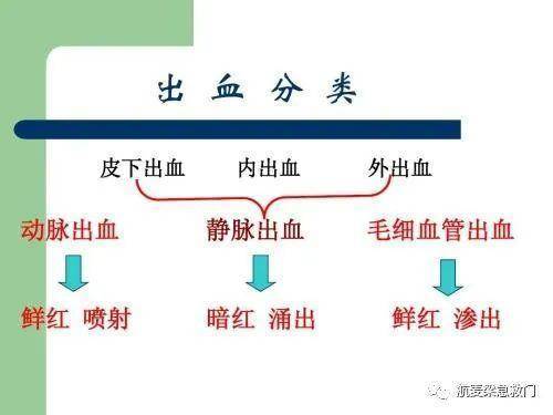 生活急救创伤外出血