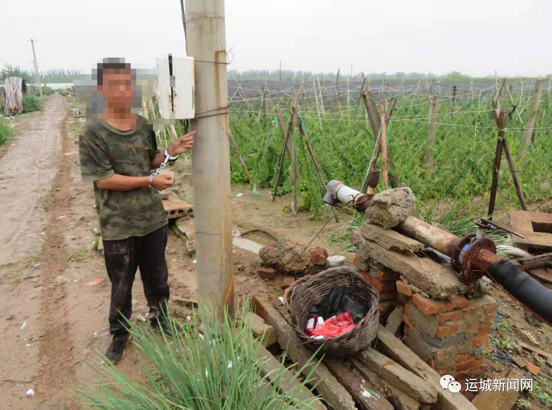 盗窃电缆70余米作案9起被刑拘