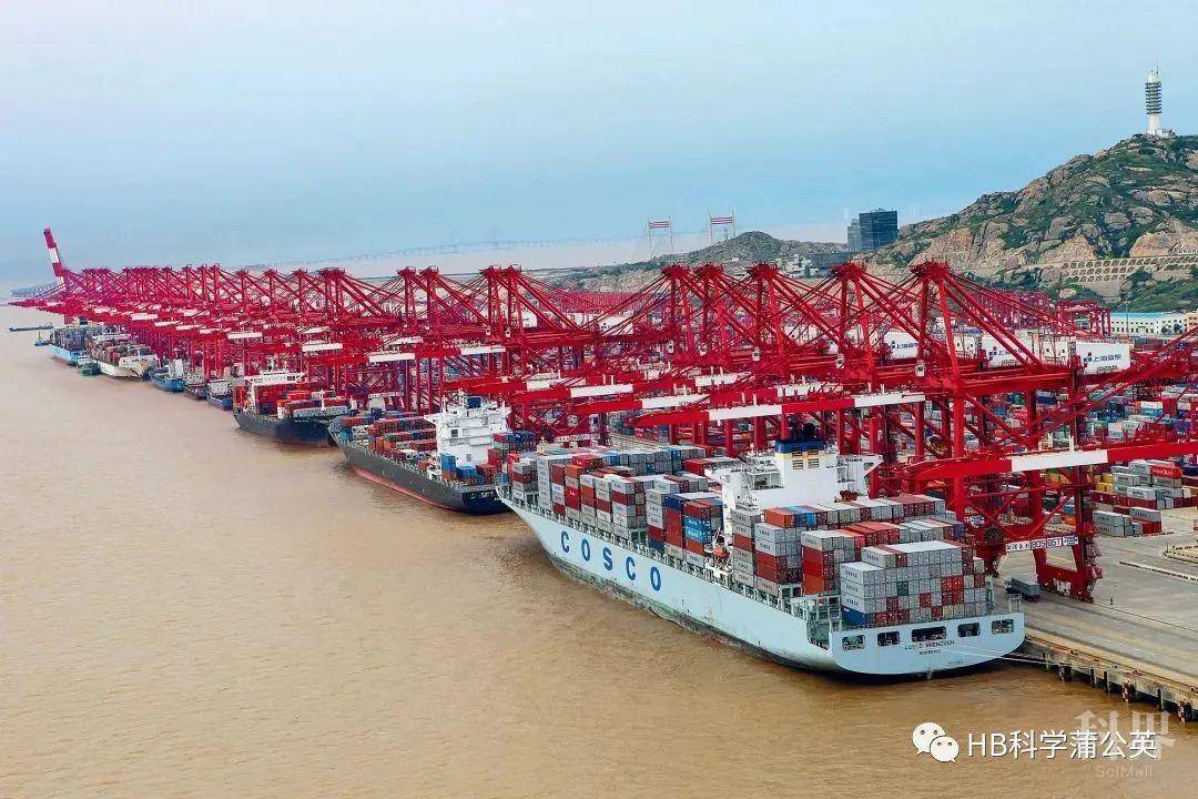 中国的海港都在运什么?