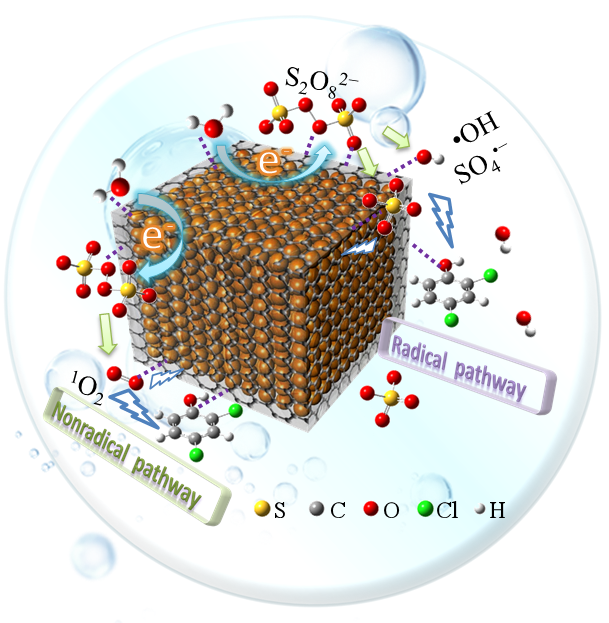 湖南大學湯琳教授課題組:碳包裹mn3o4複合材料活化過硫酸鹽的活性位點