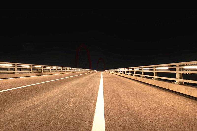 低位照明方案亮相江苏无锡陆马公路