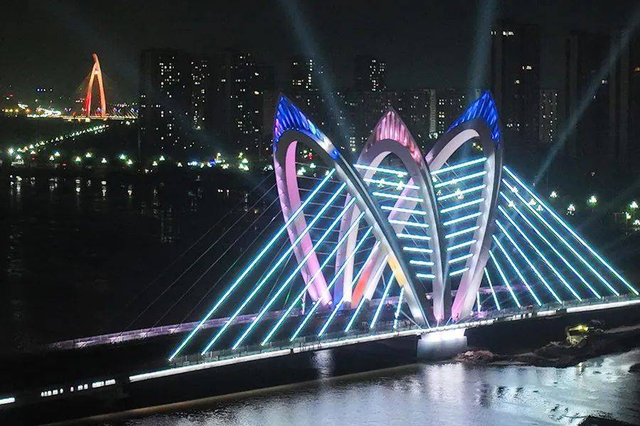 山东聊城兴华路徒骇河大桥亮化调试 学术资讯 - 科技工作者之家